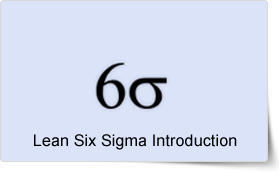 Lean Six Sigma Introduction Training