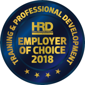 HRD employer of choice 2018 badge icon