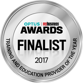 Optus awards finalist 2017 badge icon