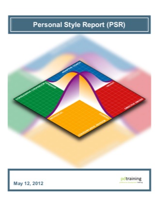 Physcometric Report cover page