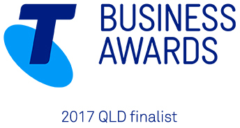 Telstra Business Awards 2017 QLD Finalist logo