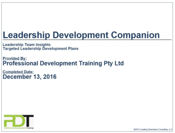 Leadership Development Companion